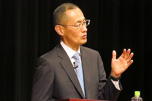 Nobel laureate Shinya Yamanaka giving a lecture. OIST from Onna Village, Japan, CC BY 2.0 <https://creativecommons.org/licenses/by/2.0>, via Wikimedia Commons