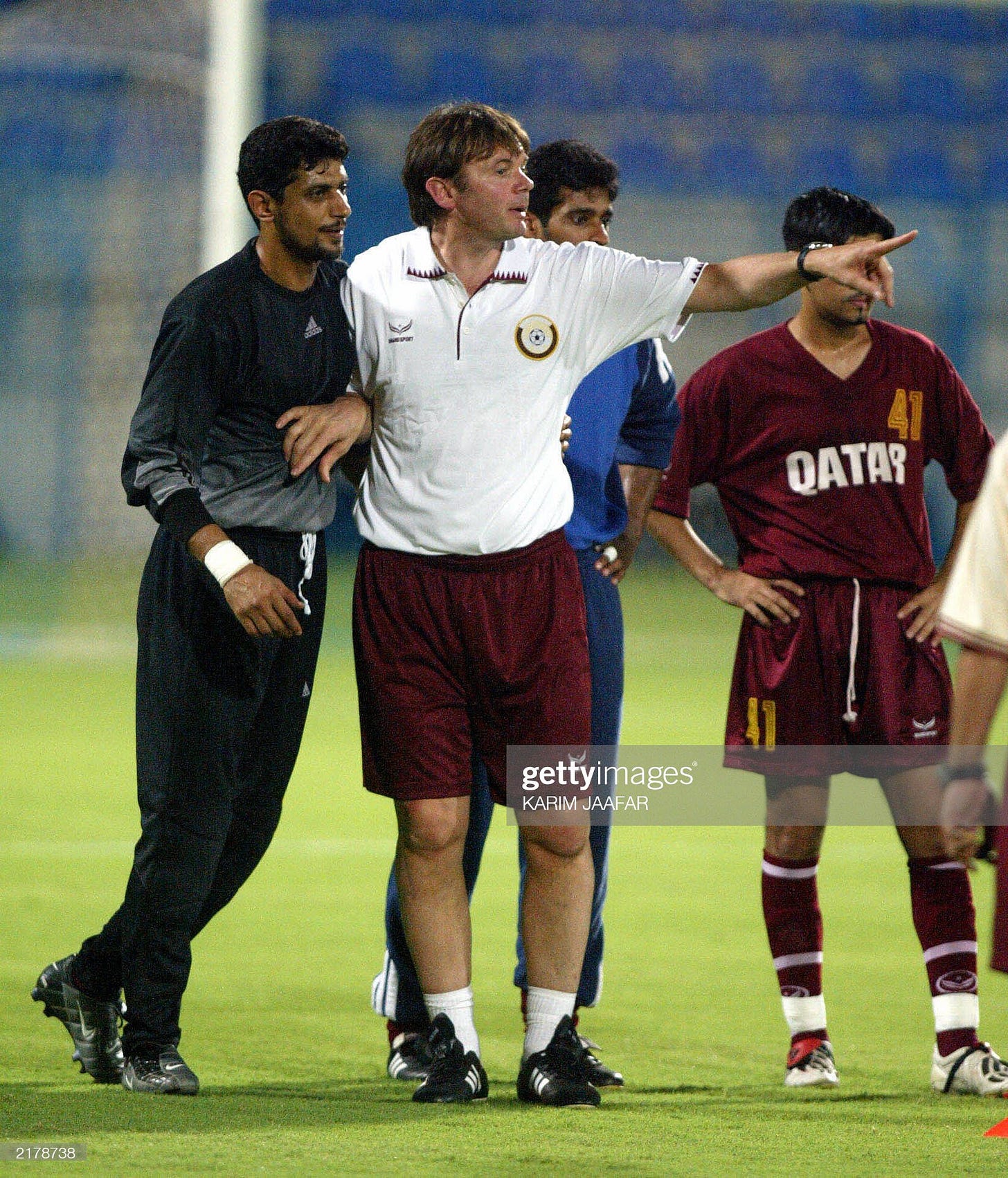 Philippe Troussier of France , Qatar's newly appointed soccer coach,...  News Photo - Getty Images