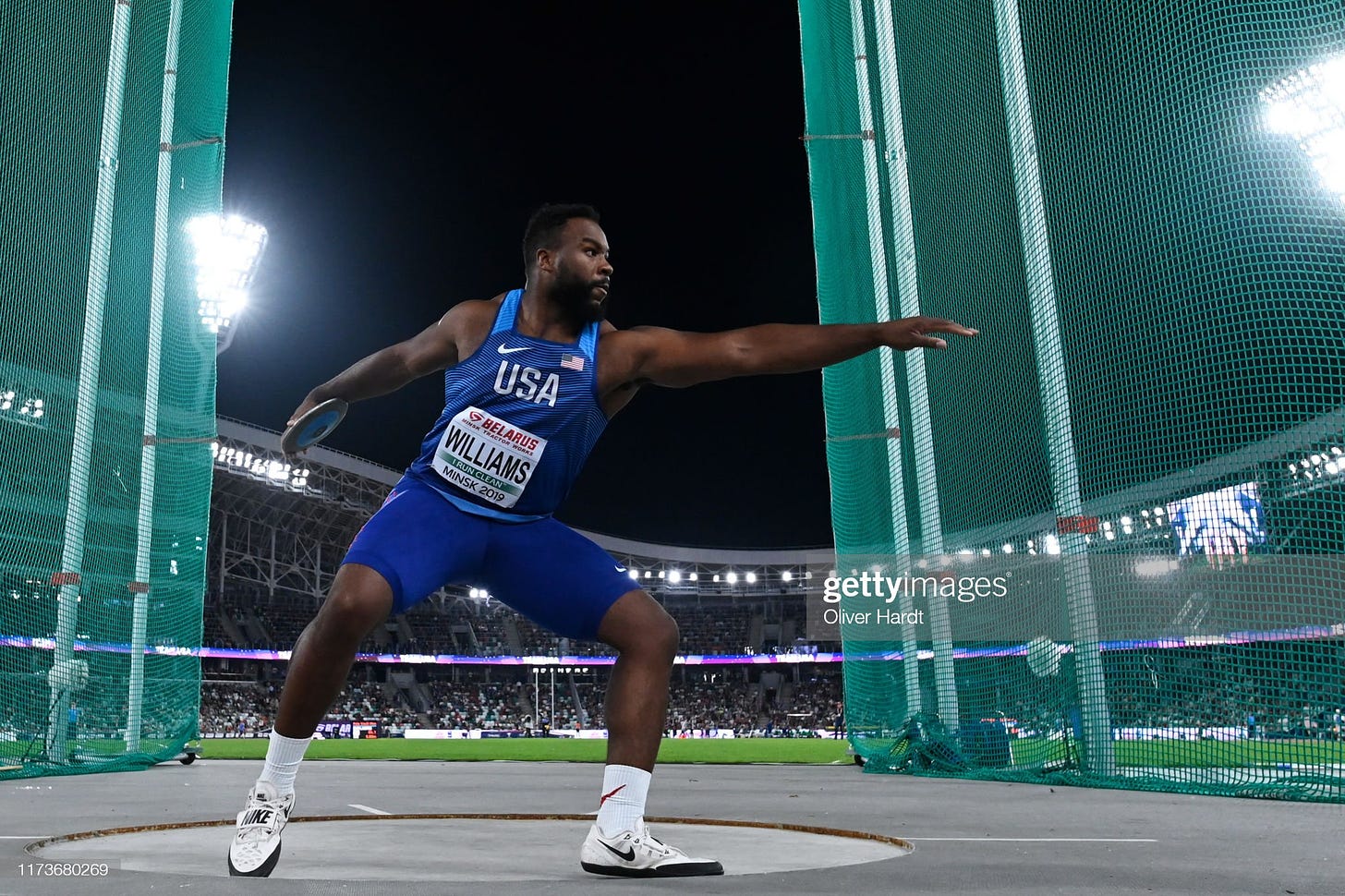 Brian Williams of United States competes in Discus Throw Men Final on...  News Photo - Getty Images