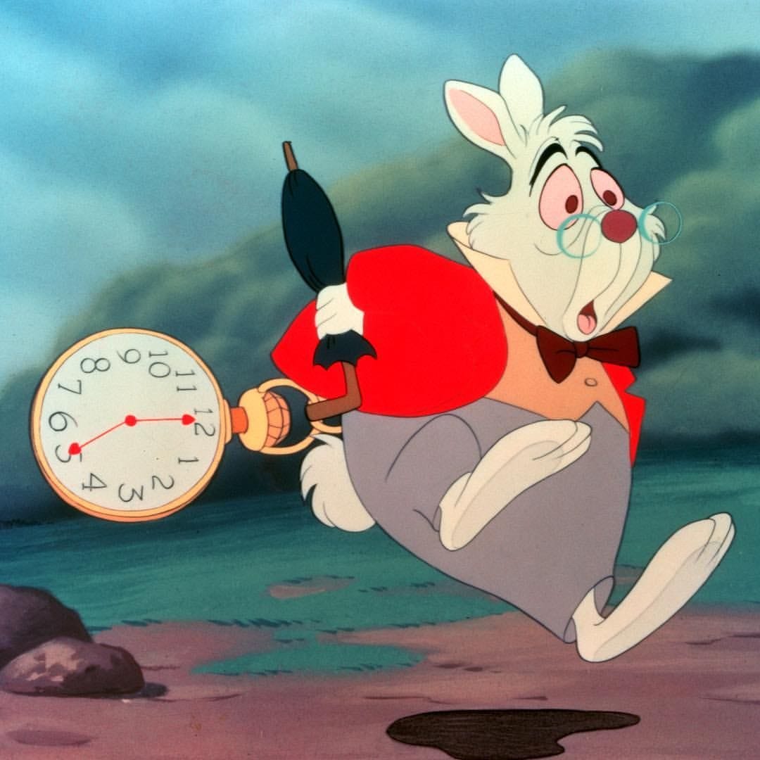 White Rabbit Alice In Wonderland I&#39;m late | Alice in wonderland cartoon,  Alice in wonderland rabbit, White rabbit alice in wonderland