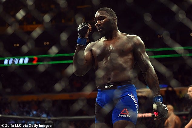 Former UFC light-heavyweight title contender Anthony 'Rumble' Johnson has died at 38