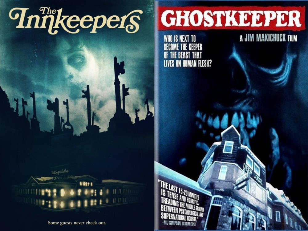 Movie posters: The Innkeepers; Ghostkeeper