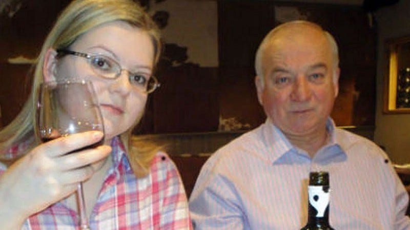 Sergei Skirpal and daughter Yulia who were poisoned in Salisbury