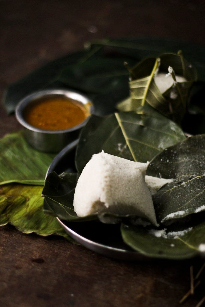 Food For Joy! Kotte Kadubu (Idlis steamed in Jackfruit Leaves) - Food For  Joy!