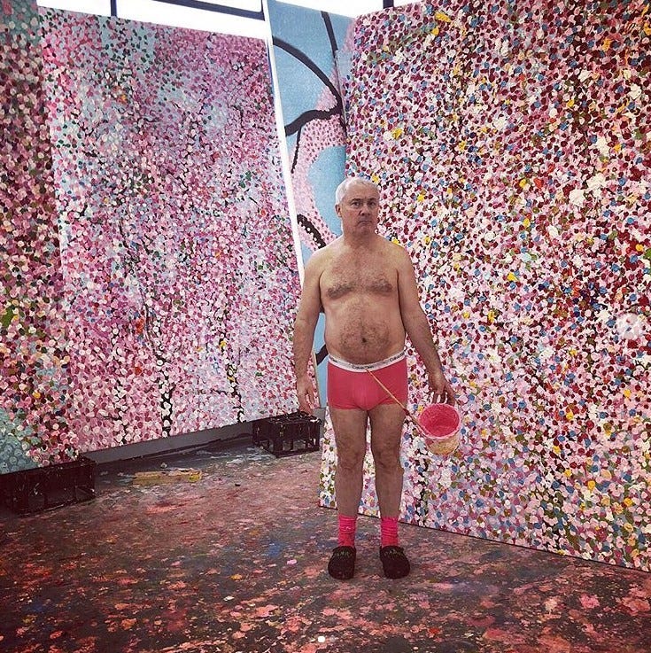 Damien Hirst is giving away free art on Instagram to the best commenter |  Dazed