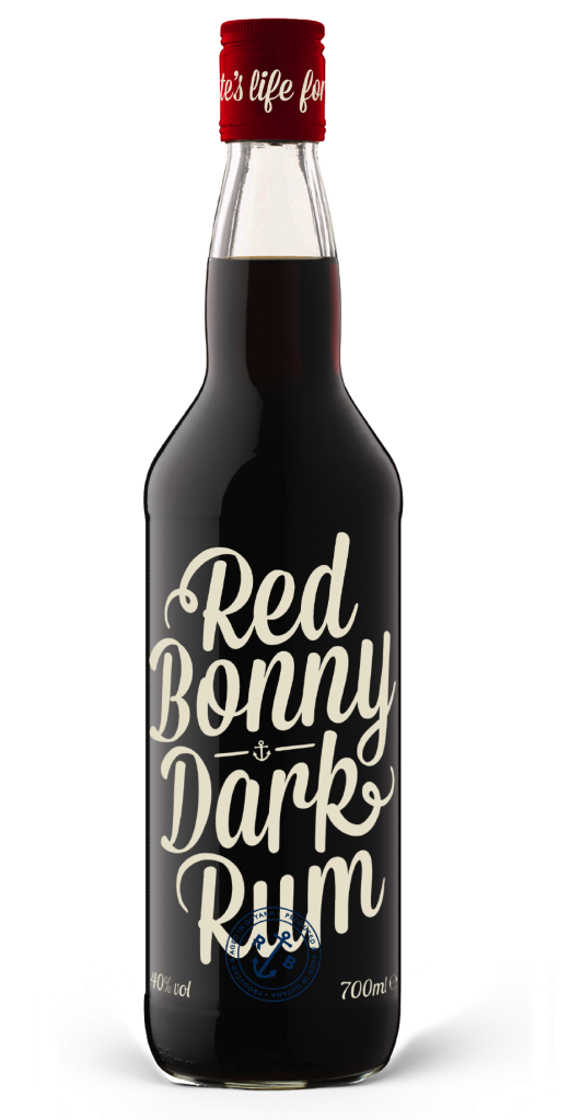 Red Bonny rum. 