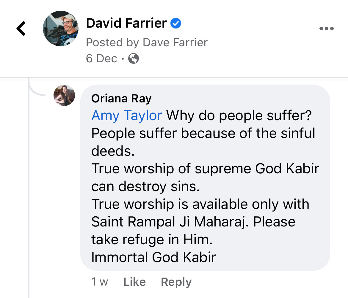 Oriana Ray: Immortal God Kabir!