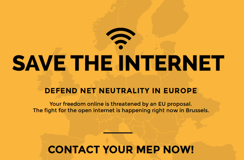 La ciudadanía europea se moviliza para salvar Internet