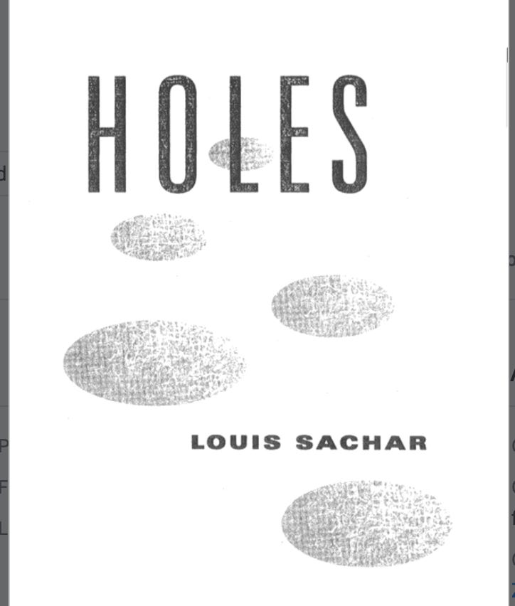 Holes ~ Louis Sachar – A World In Pages