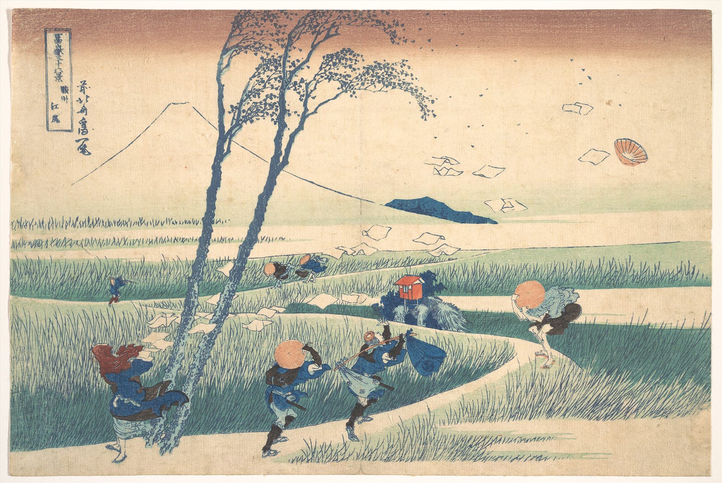 Woodcut by Katsushika Hokusai
