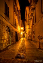 Narrow streets of cobblestone