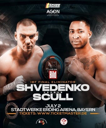 Evgeny Shvedenko vs. William Scull, Shvedenko vs. Scull | Boxing Bout |  Tapology