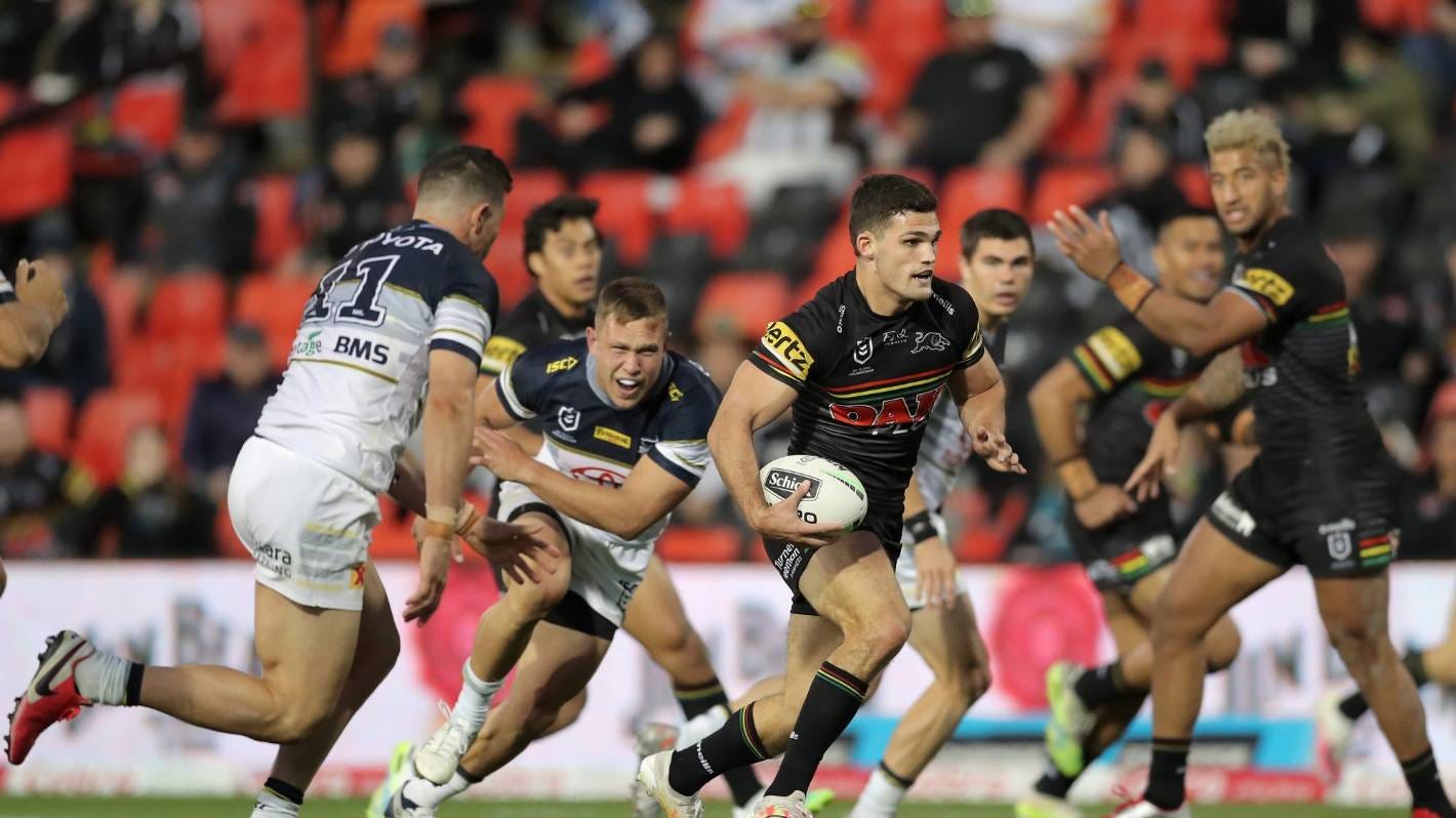 NRL: Nathan Cleary leads Penrith Panthers to top of table with ...