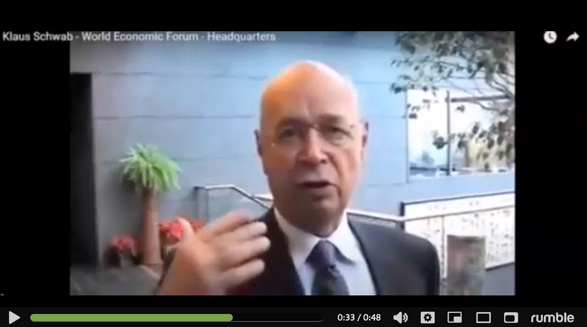 Klaus Schwab Bragging About Owning All the Stakeholders