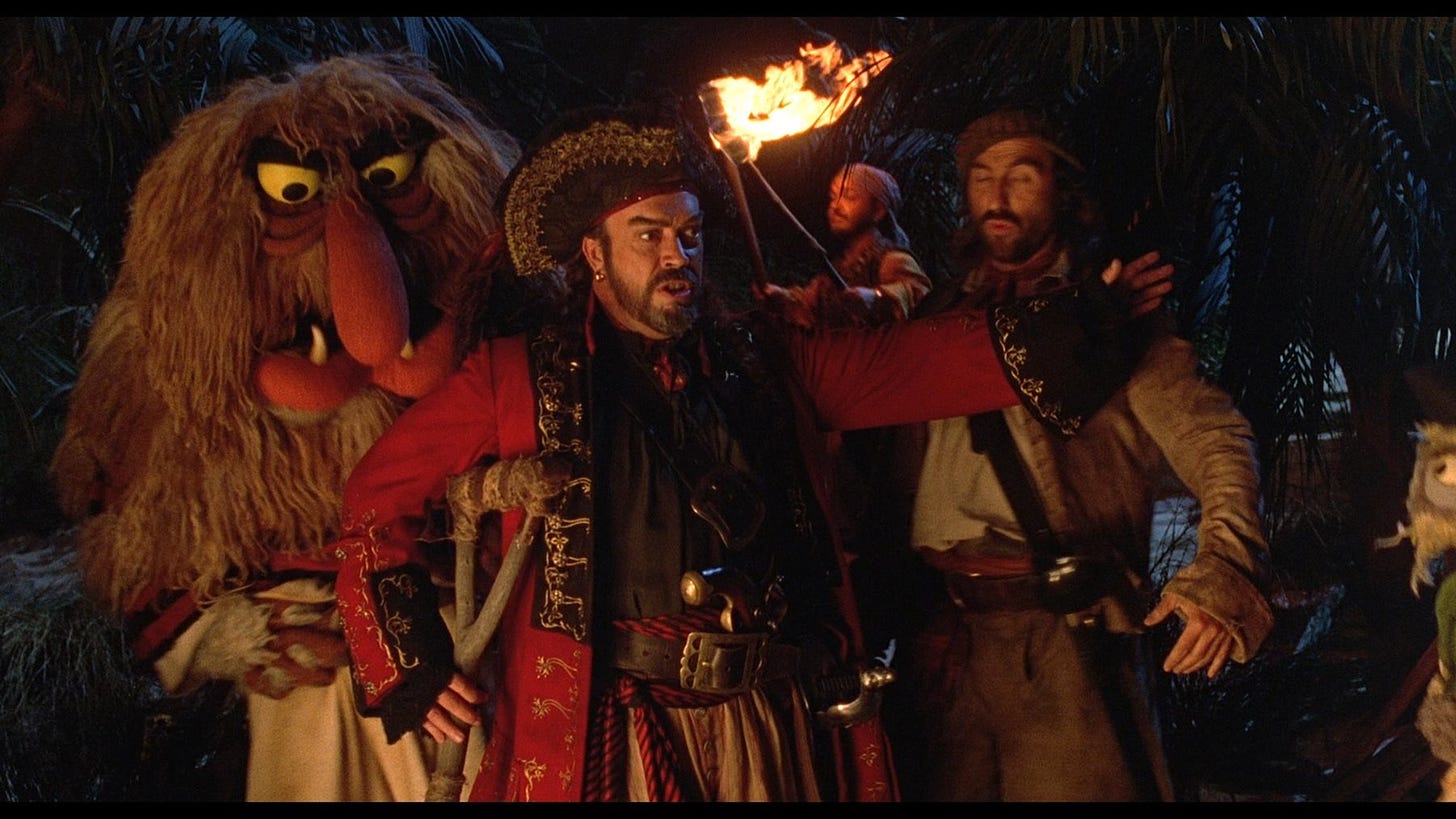 MUPPET TREASURE ISLAND (1996) - Long John Silver's (Tim Curry ...