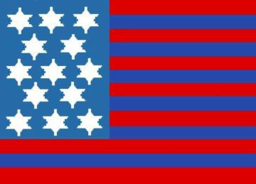 Simcoe Yorktown Flag 1781
