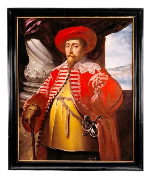 File:Porträtt. Gustav II Adolf. Merian - Skoklosters slott - 56372.tif