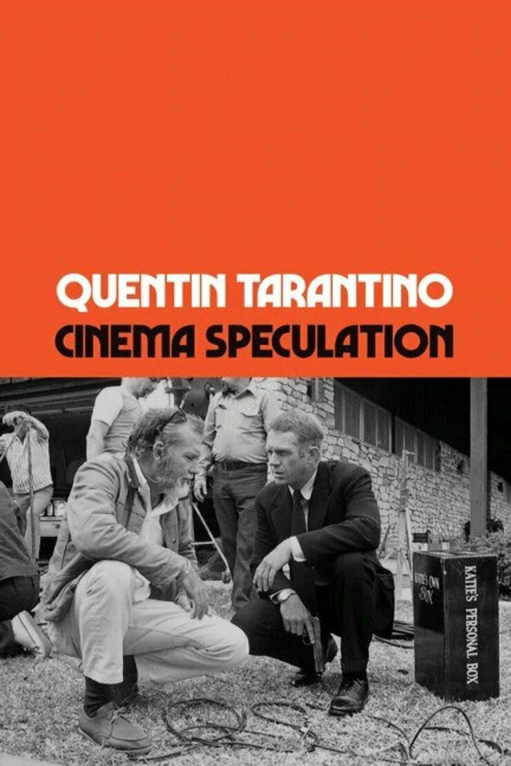 Nuevo libro de Tarantino sobre la creación cinematográfica 