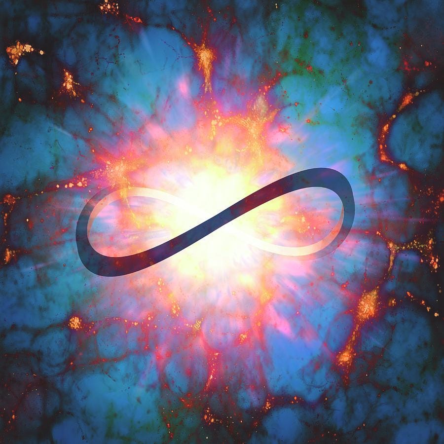Artwork Of The Infinity Symbol Photograph by Mark Garlick