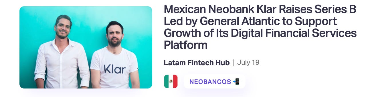 Mexican Neobank Klar Raises Series B Led by General Atlantic to Support Growth of Its Digital Financial Services Platform