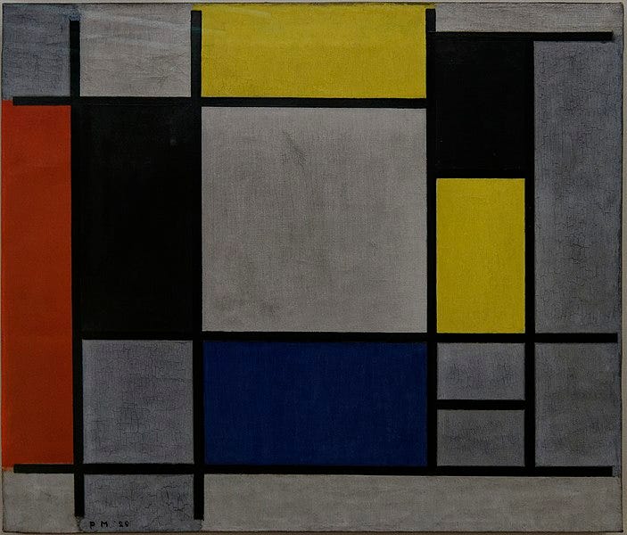 File:Amsterdam - Stedelijk Museum - Piet Mondrian (1872-1944) - Composition with Yellow, Red, Black, Blue, and Gray (A 9864) 1920.jpg