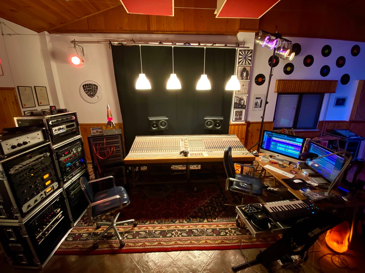 The Supertone Records studio, Portugal