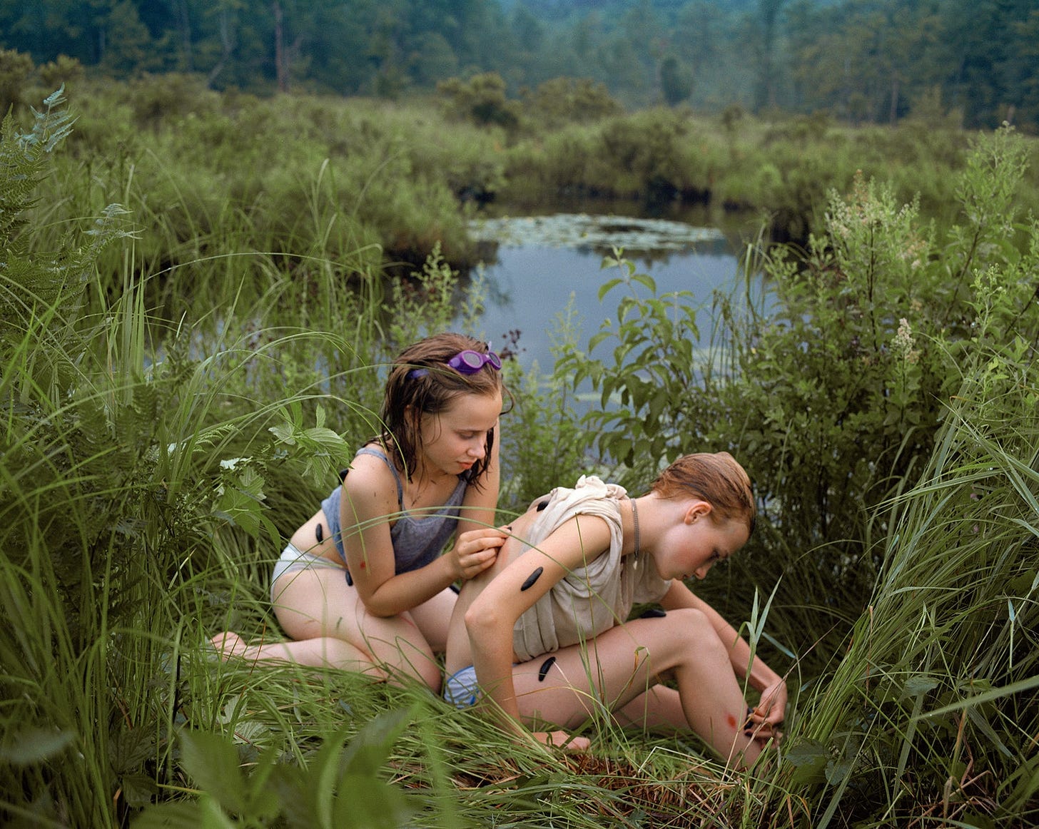 Image may contain Outdoors Nature Land Water Grass Plant Human Person Vegetation Swamp Marsh and Bog