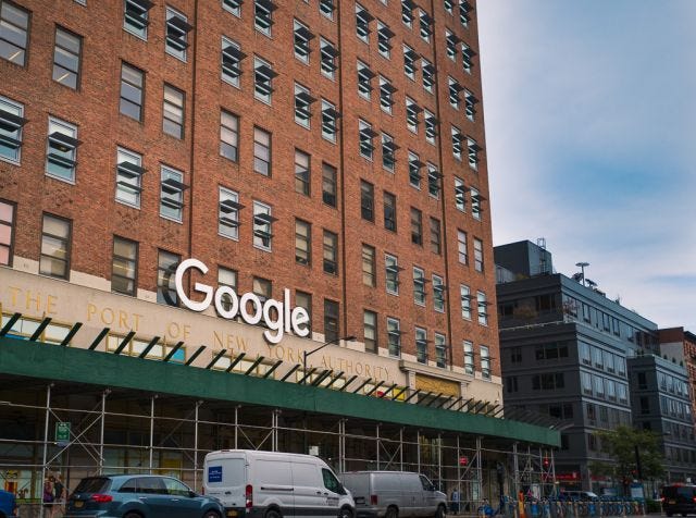 Google's NYC office, taken Sept 21 2017