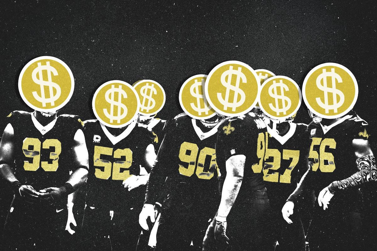 The Saints Are a Perfect Test Case for the NFL&#39;s Salary Cap Gymnastics -  The Ringer