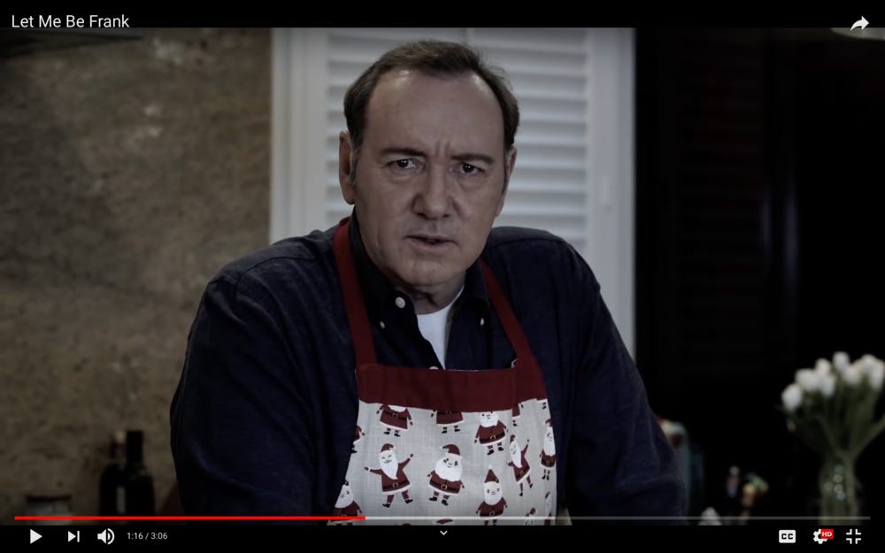 Kevin Spacey in  Let Me Be Frank