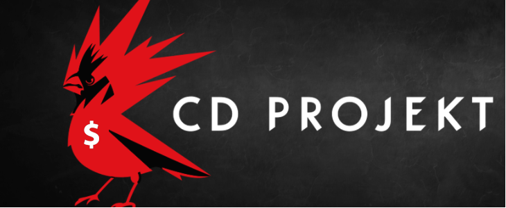 CD Projekt Red symbol with a dollar sign on his chest.