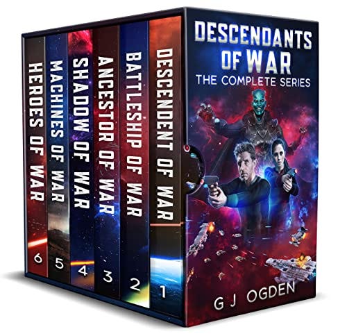 Descendants of War: The Complete Series: Space Opera Military Science Fiction by [G J Ogden, S L Ogden]