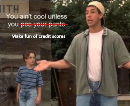 Credit scores are important