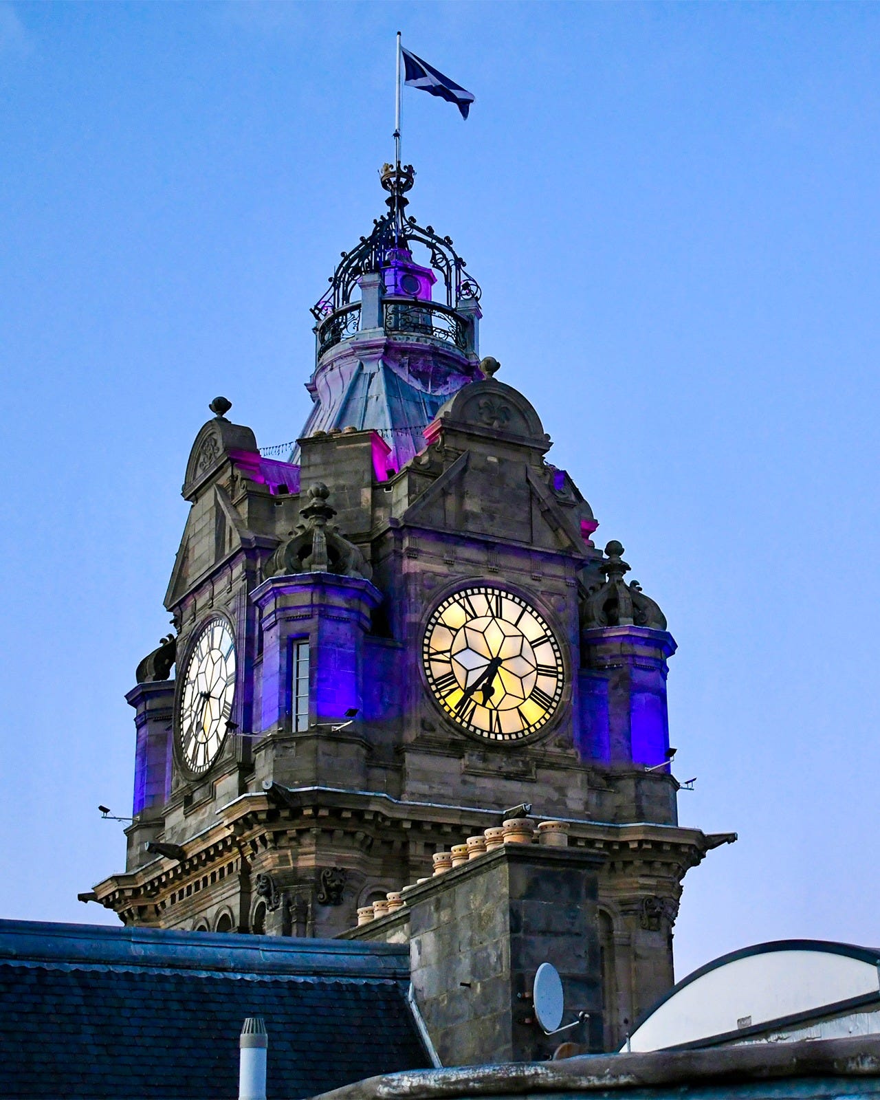 roof of Balmoral Hotel Scotland