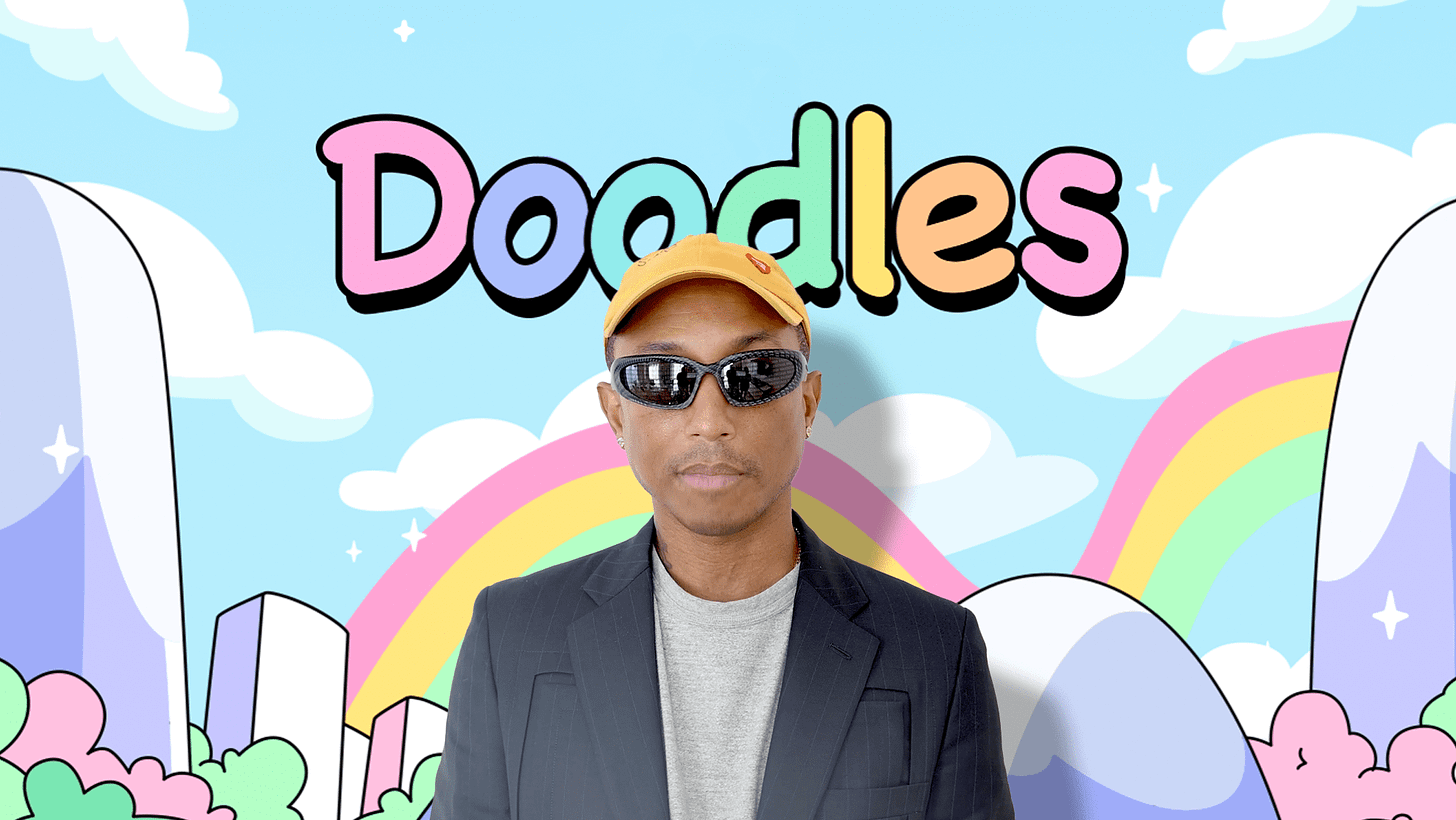 Le projet NFT Doodles amène le chanteur "Happy" Pharrell Williams à bord -  La Crypto Monnaie
