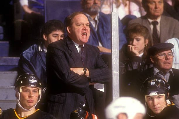 Head coach Bob McCammon of the Vancouver Canucks looks on during a hockey  game against the Washington Capitals on… | Canucks, Vancouver canucks,  Washington capitals
