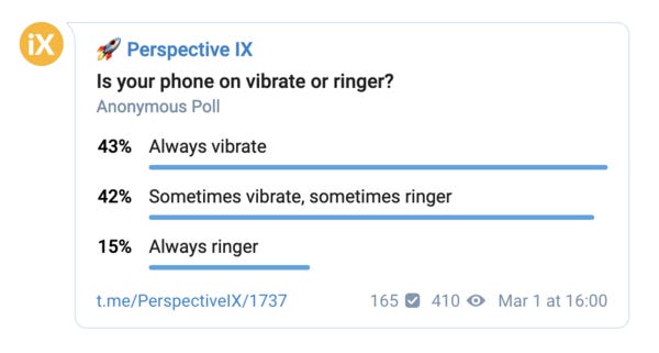 Phone: Ringer vs Vibrate