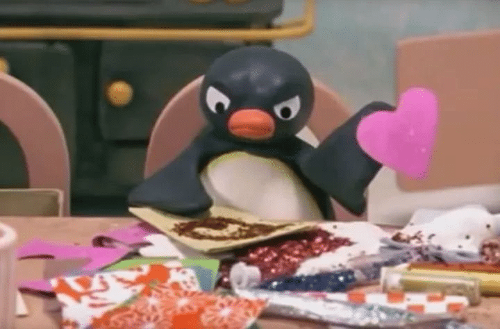 Meme Generator - Angry Pingu with Heart - Newfa Stuff