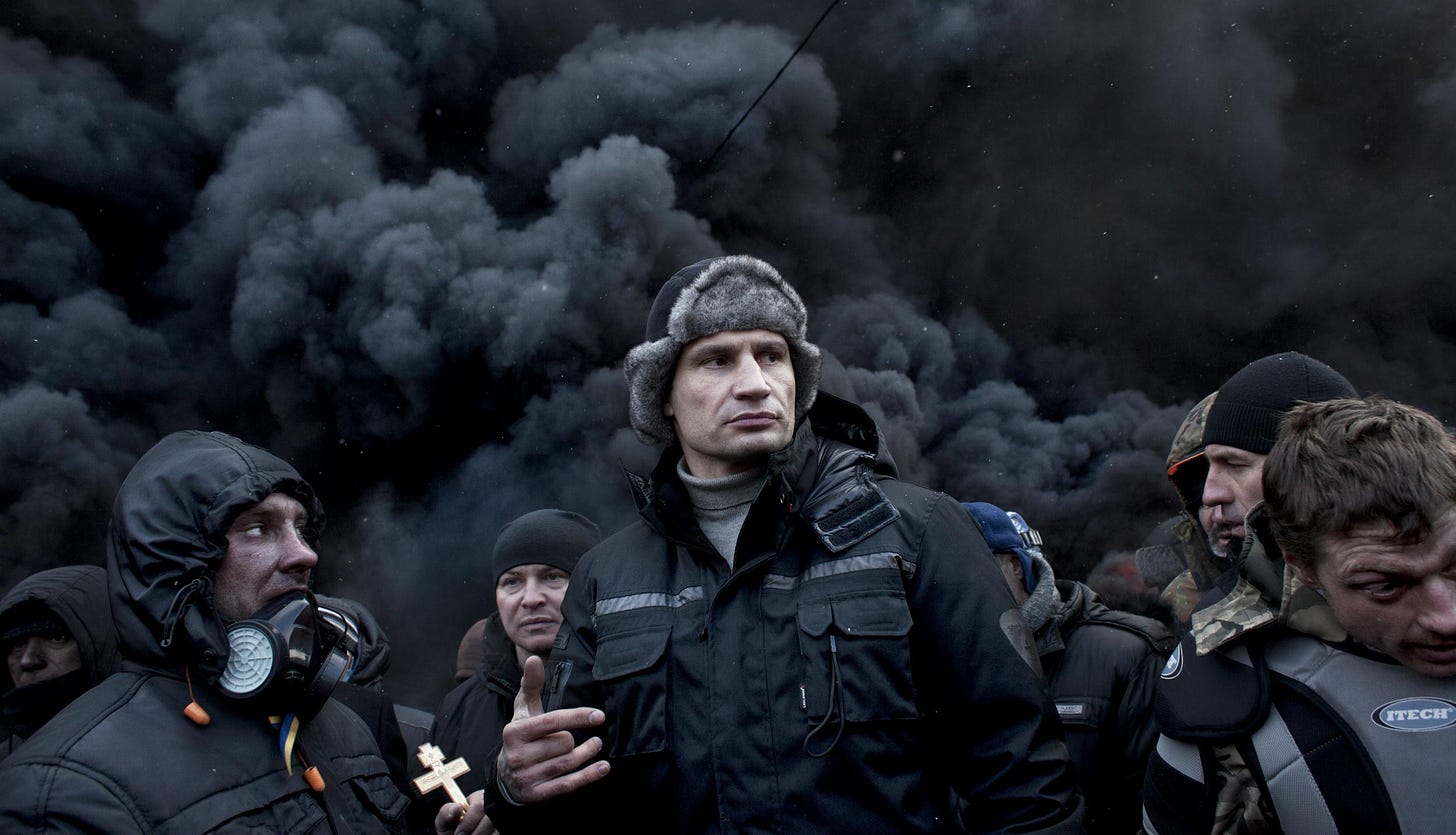 Ukraine Opposition Leader Vitali Klitschko in Fight of His Life