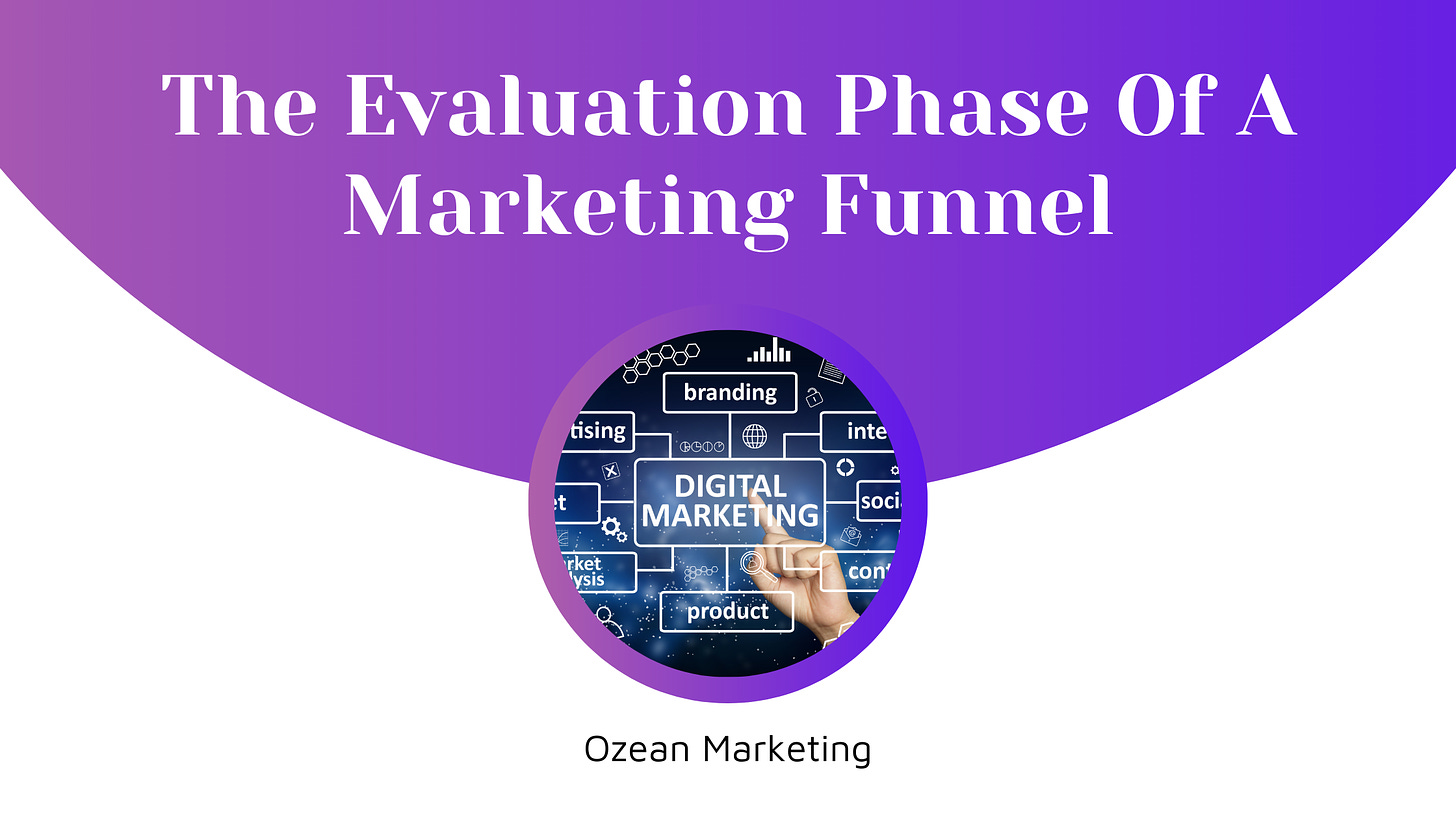 The Evaluation Phase Of A Marketing Funnel