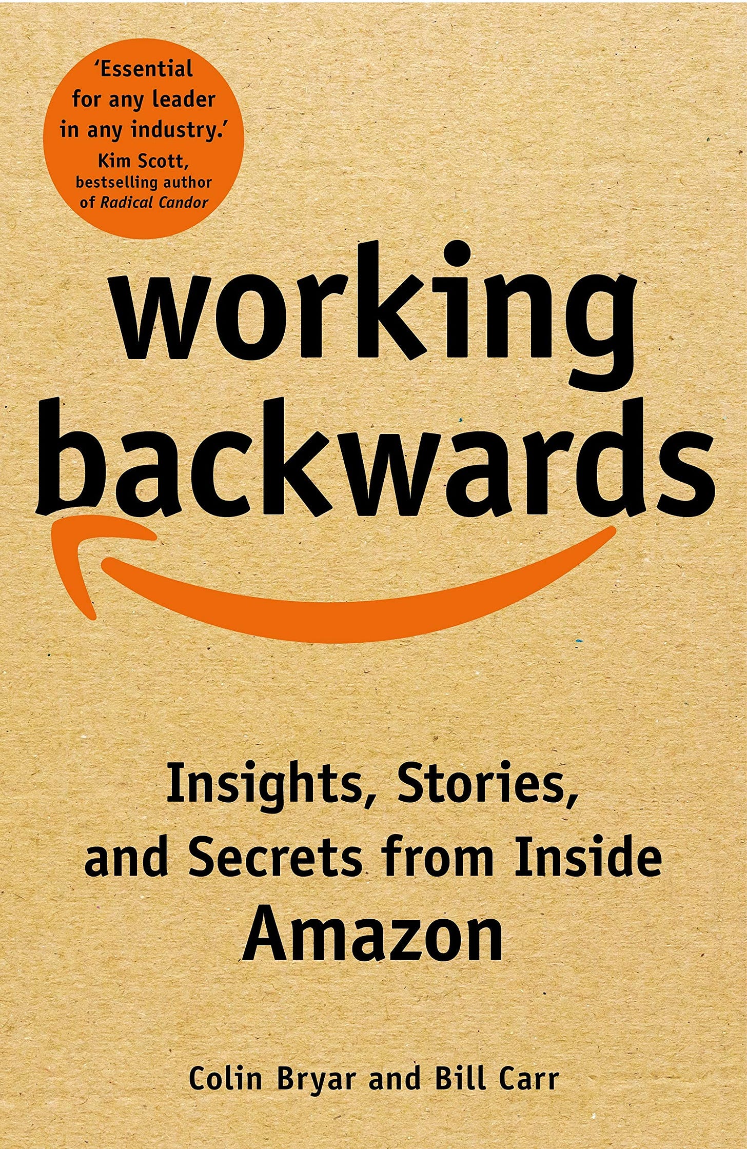 Working Backwards: Insights, Stories, and Secrets from Inside Amazon:  Amazon.co.uk: Bryar, Colin, Carr, Bill: 9781529033823: Books