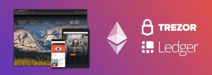 Brave Browser working to integrate Ethereum, Ledger, and Trezor wallets