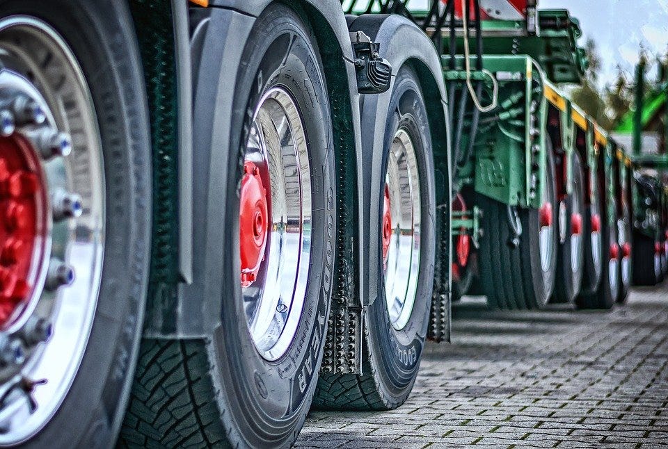 Truck, Heavy Load, Tractor, Transport, Traffic