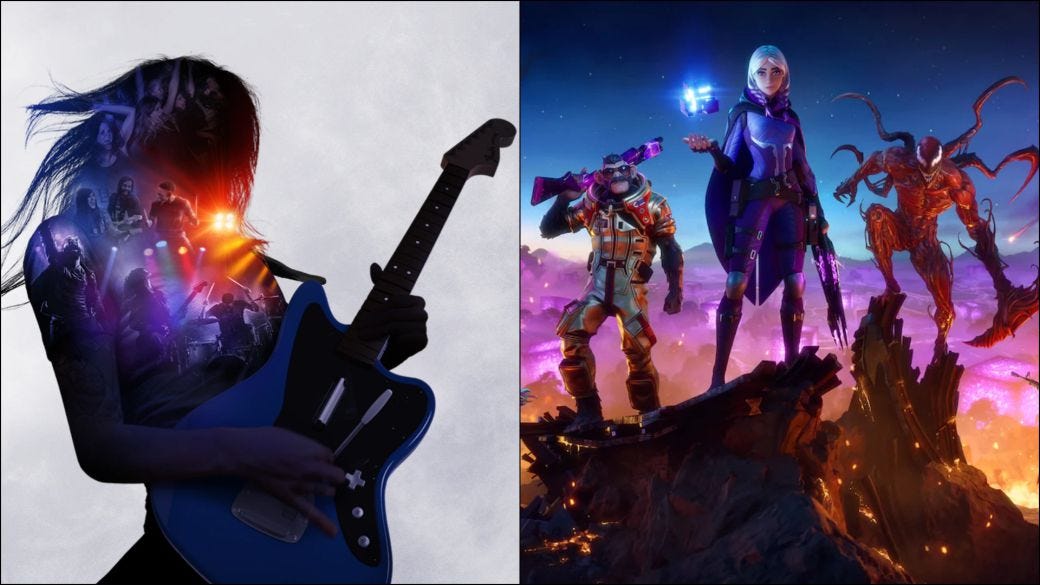 Epic Games Buys Harmonix (Rock Band); will work in &quot;musical trips&quot; for  Fortnite - Market Research Telecast