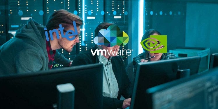 VMware DPUとIntelのコラボレーション、Nvidiaが早期アクセスを実現