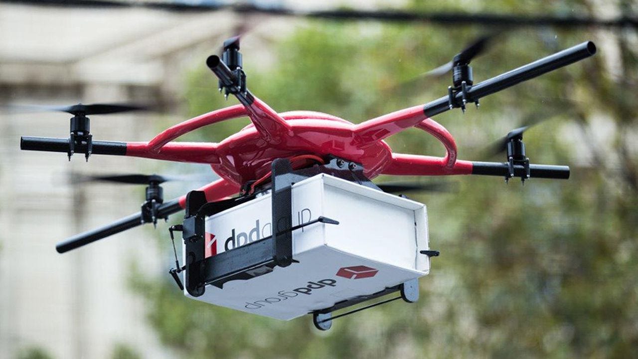 En France, la livraison de colis par drone reste marginale | Les Echos
