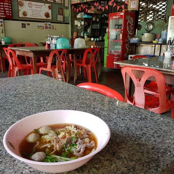 Lunch o clock in Chiang Mai.