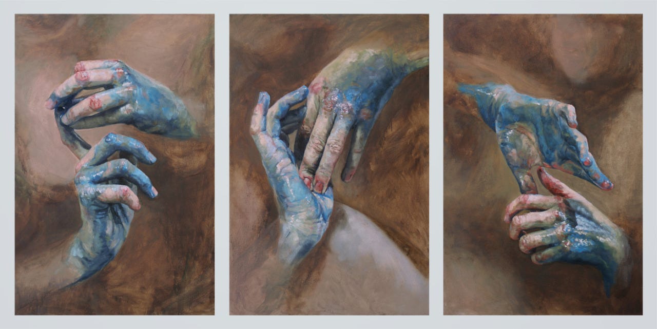 this isn&amp;#39;t happiness. — A show of hands, Cara Thayer &amp;amp; Louie Van Patten