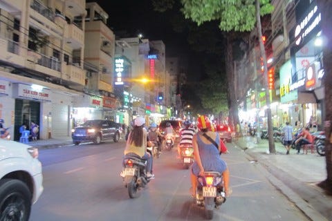 VIETNAM: Around the city on a scooter