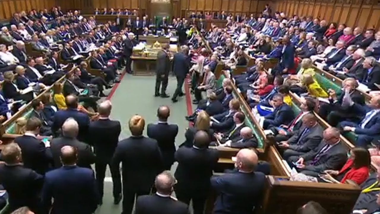 Phillip Lee MP crosses the floor to sit with the Lib Dems costing  Conservatives working majority - YouTube